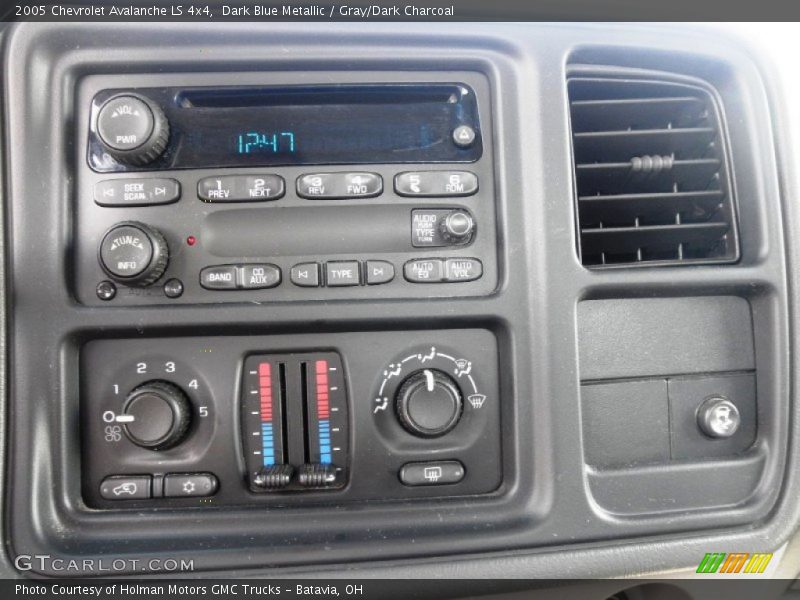 Dark Blue Metallic / Gray/Dark Charcoal 2005 Chevrolet Avalanche LS 4x4