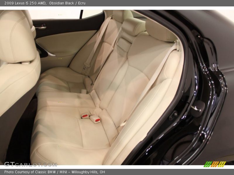 Obsidian Black / Ecru 2009 Lexus IS 250 AWD