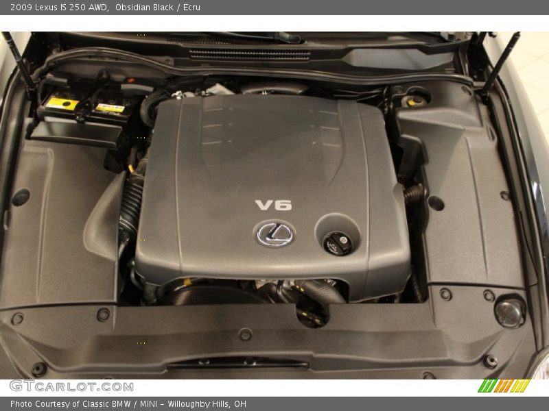 Obsidian Black / Ecru 2009 Lexus IS 250 AWD