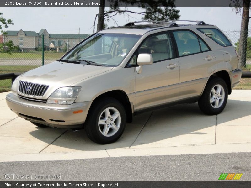 Burnished Gold Metallic / Ivory 2000 Lexus RX 300