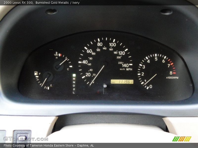 Burnished Gold Metallic / Ivory 2000 Lexus RX 300