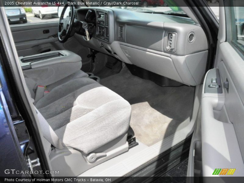 Dark Blue Metallic / Gray/Dark Charcoal 2005 Chevrolet Avalanche LS 4x4