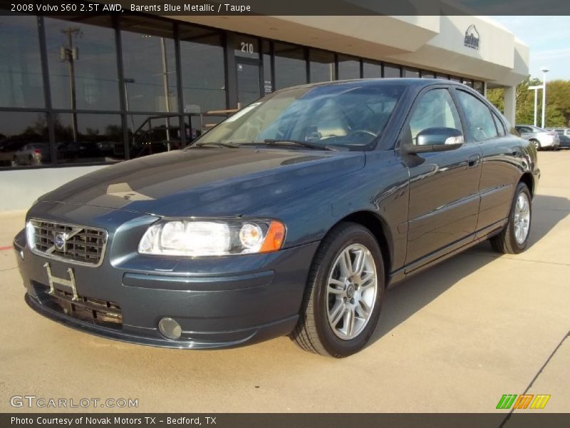 Barents Blue Metallic / Taupe 2008 Volvo S60 2.5T AWD
