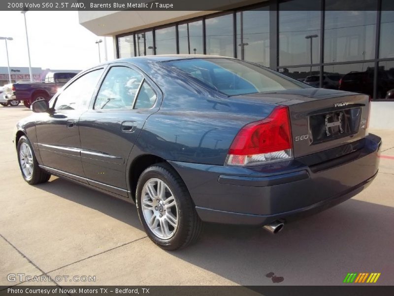 Barents Blue Metallic / Taupe 2008 Volvo S60 2.5T AWD