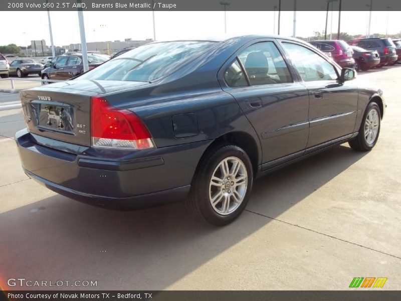Barents Blue Metallic / Taupe 2008 Volvo S60 2.5T AWD