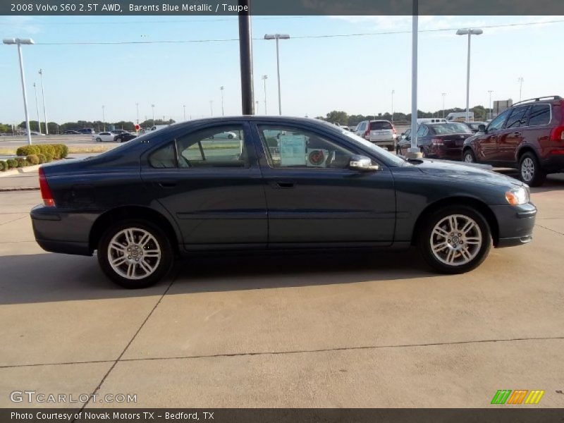 Barents Blue Metallic / Taupe 2008 Volvo S60 2.5T AWD