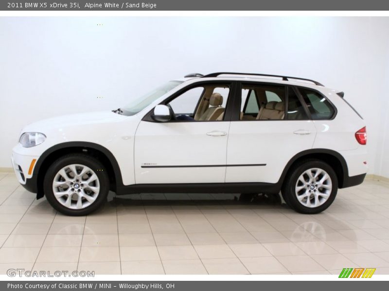 Alpine White / Sand Beige 2011 BMW X5 xDrive 35i