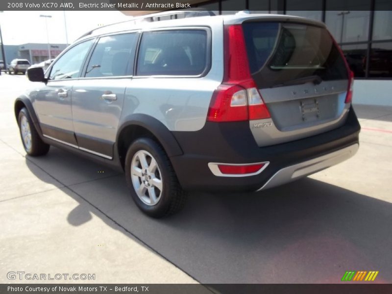 Electric Silver Metallic / Anthracite Black 2008 Volvo XC70 AWD
