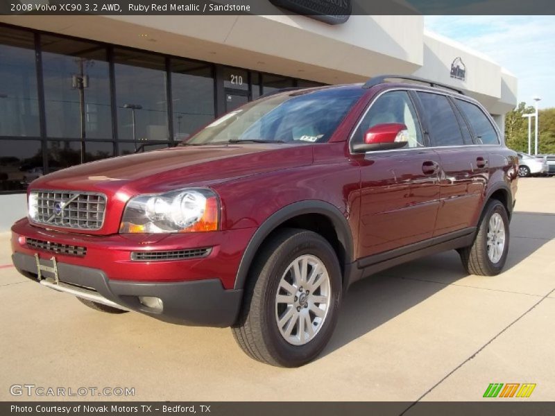 Ruby Red Metallic / Sandstone 2008 Volvo XC90 3.2 AWD