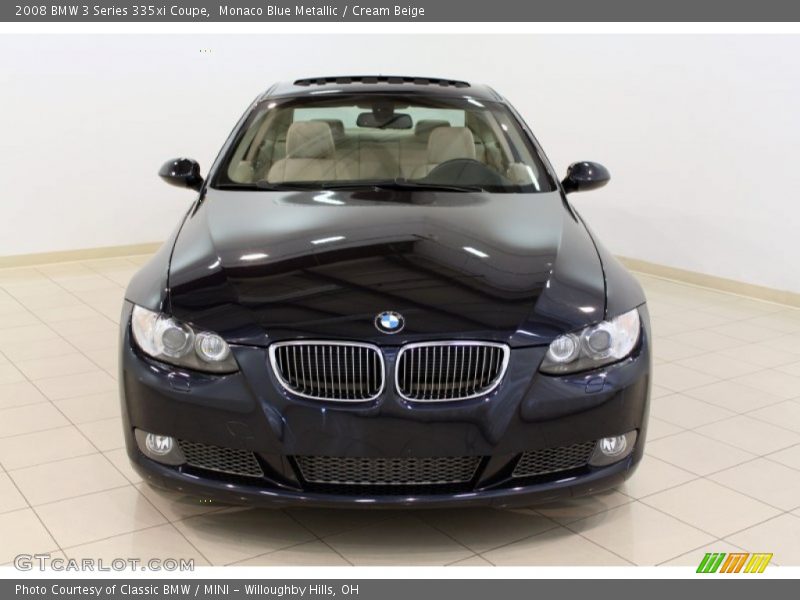 Monaco Blue Metallic / Cream Beige 2008 BMW 3 Series 335xi Coupe