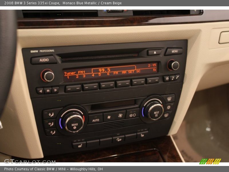 Monaco Blue Metallic / Cream Beige 2008 BMW 3 Series 335xi Coupe