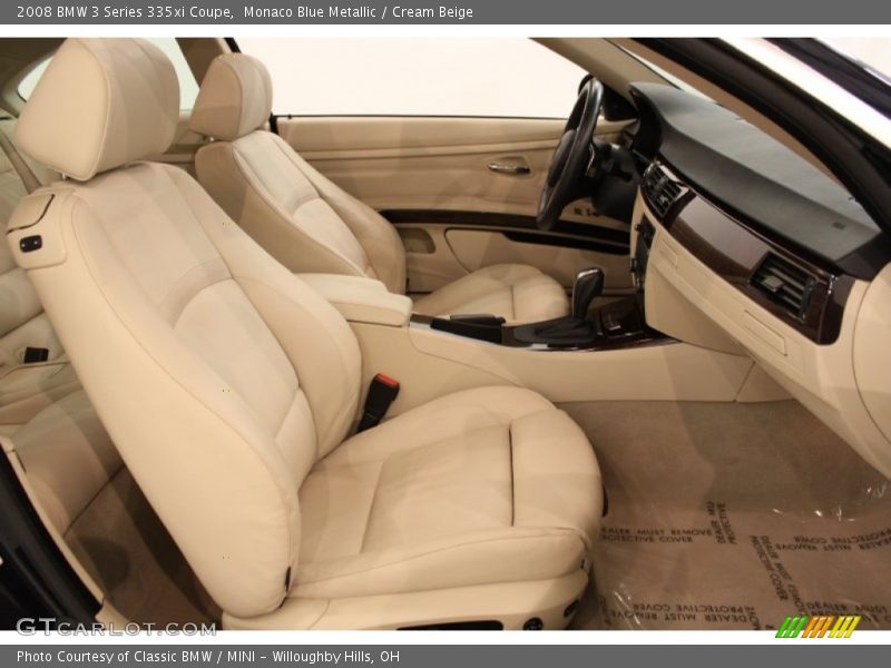 Monaco Blue Metallic / Cream Beige 2008 BMW 3 Series 335xi Coupe