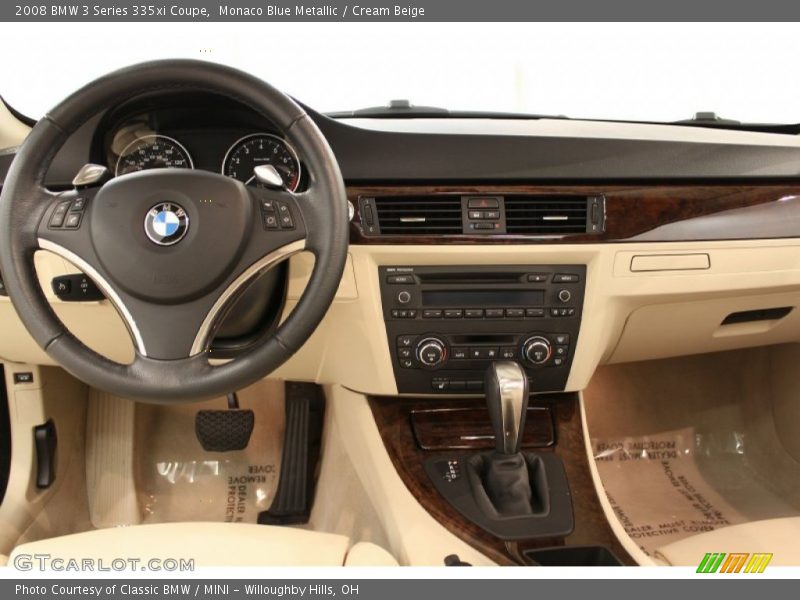 Monaco Blue Metallic / Cream Beige 2008 BMW 3 Series 335xi Coupe