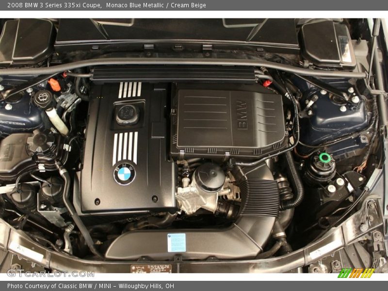 Monaco Blue Metallic / Cream Beige 2008 BMW 3 Series 335xi Coupe