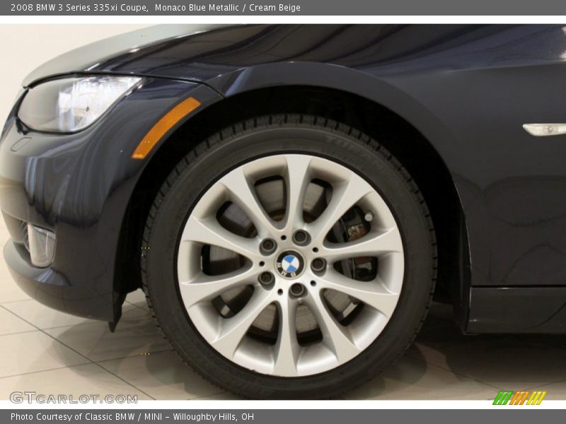 Monaco Blue Metallic / Cream Beige 2008 BMW 3 Series 335xi Coupe