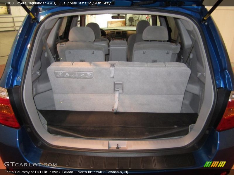 Blue Streak Metallic / Ash Gray 2008 Toyota Highlander 4WD