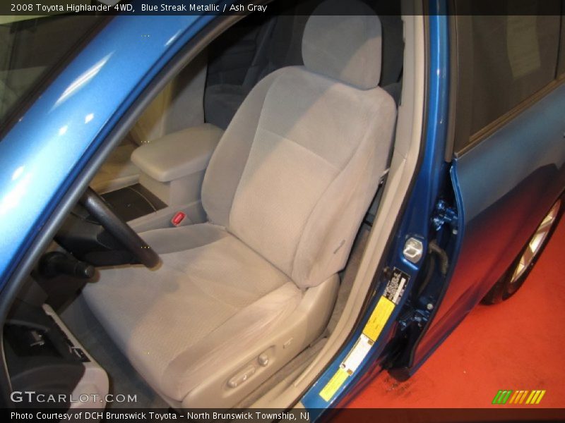 Blue Streak Metallic / Ash Gray 2008 Toyota Highlander 4WD
