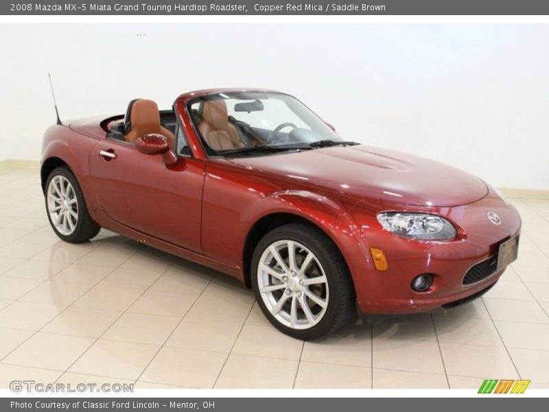 Front 3/4 View of 2008 MX-5 Miata Grand Touring Hardtop Roadster