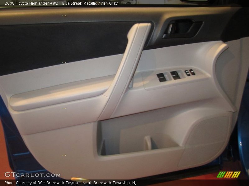 Blue Streak Metallic / Ash Gray 2008 Toyota Highlander 4WD