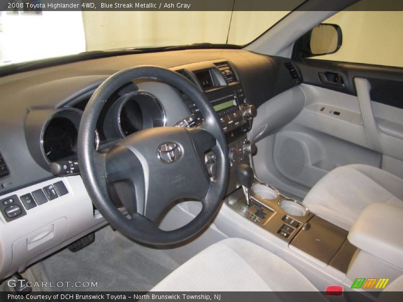 Blue Streak Metallic / Ash Gray 2008 Toyota Highlander 4WD
