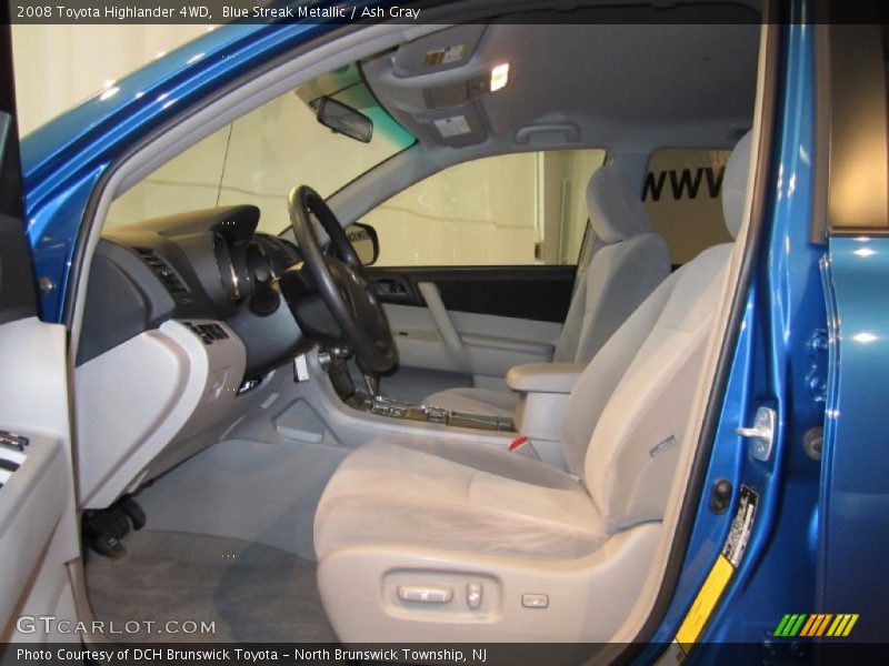 Blue Streak Metallic / Ash Gray 2008 Toyota Highlander 4WD