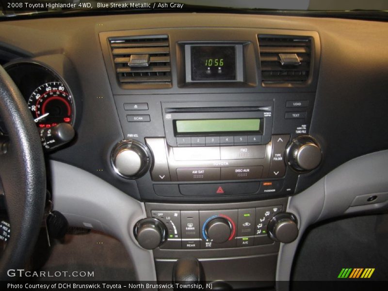 Blue Streak Metallic / Ash Gray 2008 Toyota Highlander 4WD
