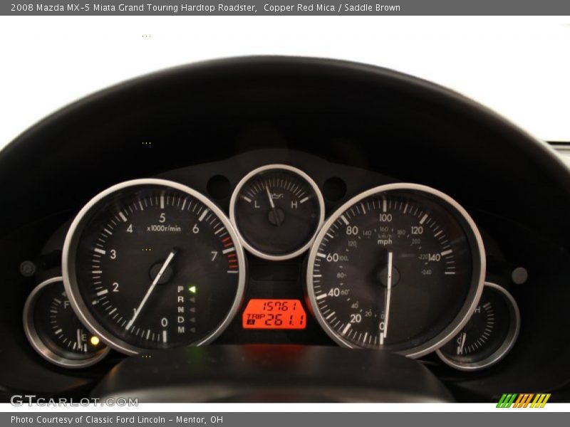  2008 MX-5 Miata Grand Touring Hardtop Roadster Grand Touring Hardtop Roadster Gauges