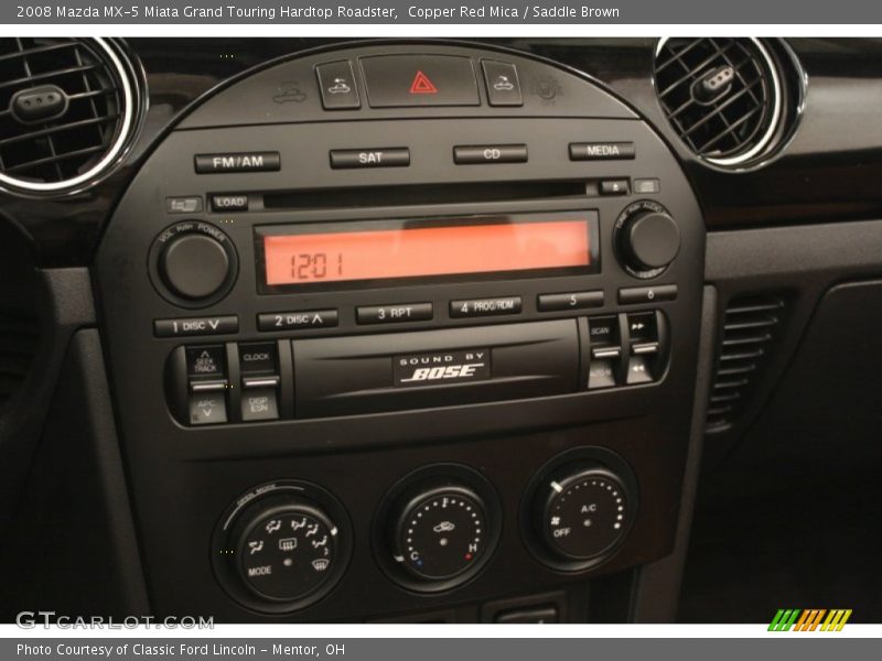 Controls of 2008 MX-5 Miata Grand Touring Hardtop Roadster