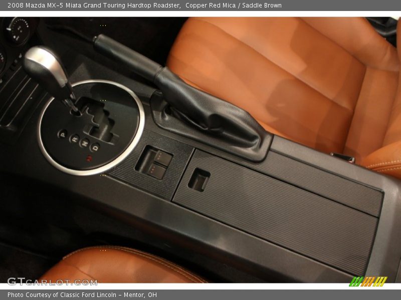 Copper Red Mica / Saddle Brown 2008 Mazda MX-5 Miata Grand Touring Hardtop Roadster