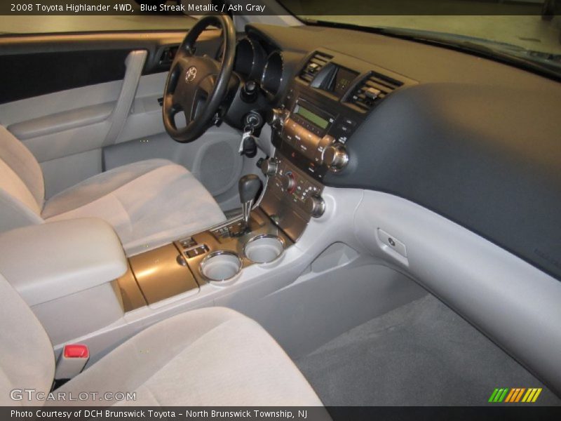 Blue Streak Metallic / Ash Gray 2008 Toyota Highlander 4WD