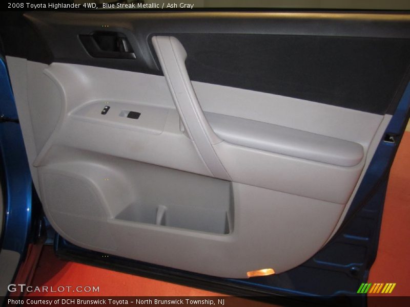 Blue Streak Metallic / Ash Gray 2008 Toyota Highlander 4WD