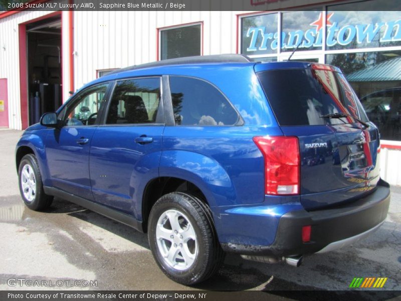 Sapphire Blue Metallic / Beige 2008 Suzuki XL7 Luxury AWD