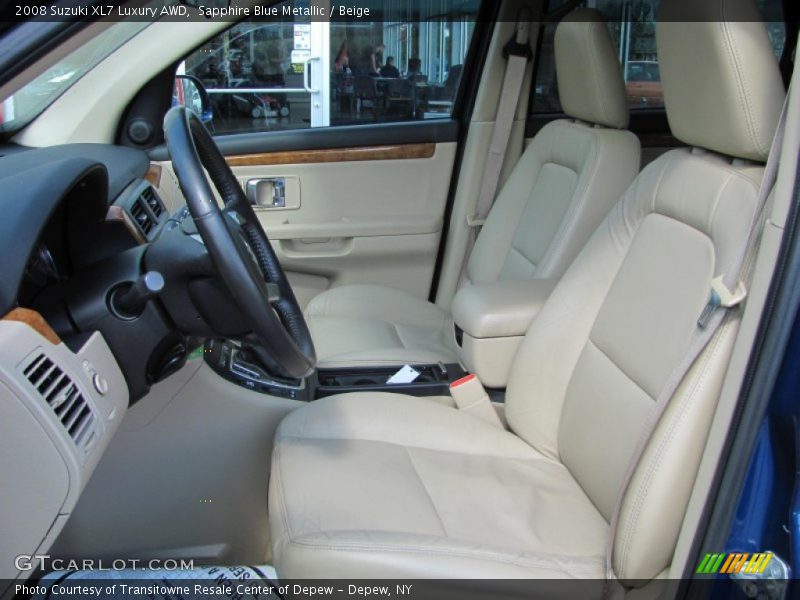 Sapphire Blue Metallic / Beige 2008 Suzuki XL7 Luxury AWD