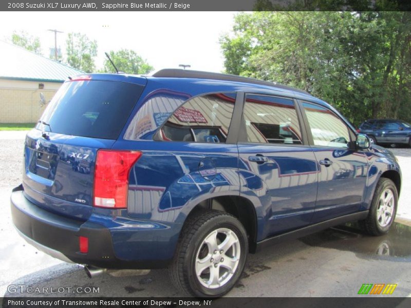 Sapphire Blue Metallic / Beige 2008 Suzuki XL7 Luxury AWD