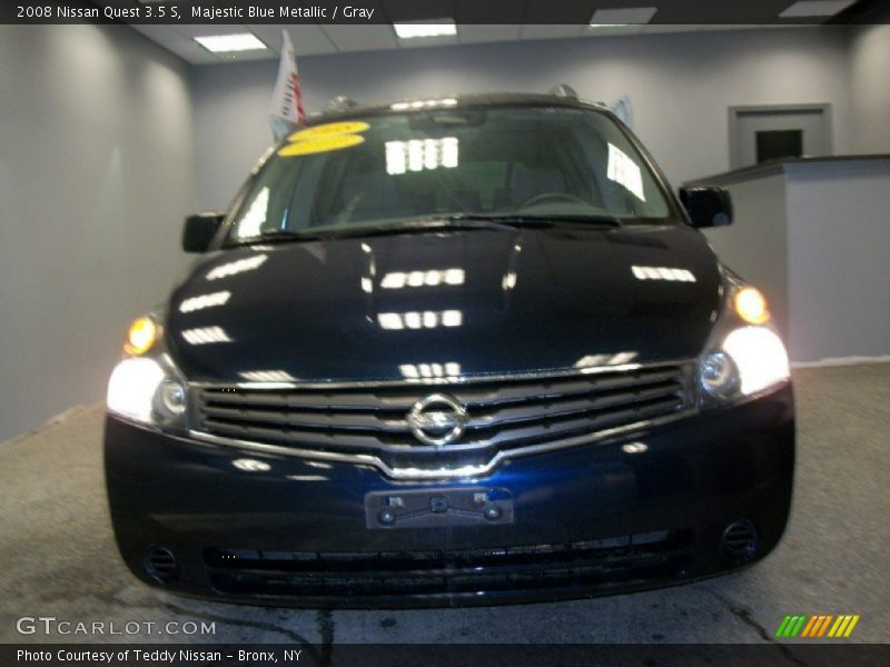 Majestic Blue Metallic / Gray 2008 Nissan Quest 3.5 S