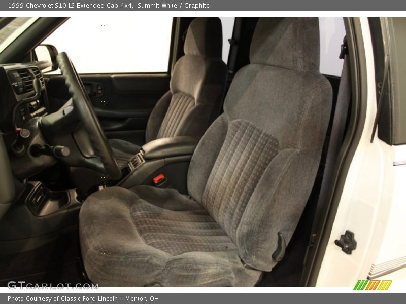 1999 S10 LS Extended Cab 4x4 Graphite Interior