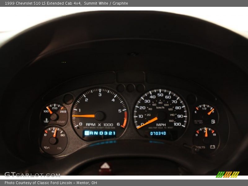  1999 S10 LS Extended Cab 4x4 LS Extended Cab 4x4 Gauges