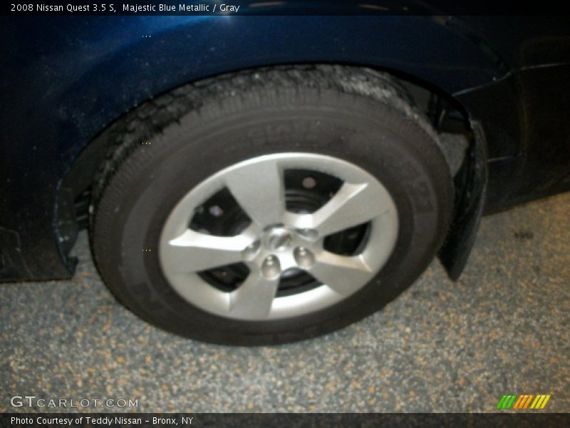 Majestic Blue Metallic / Gray 2008 Nissan Quest 3.5 S
