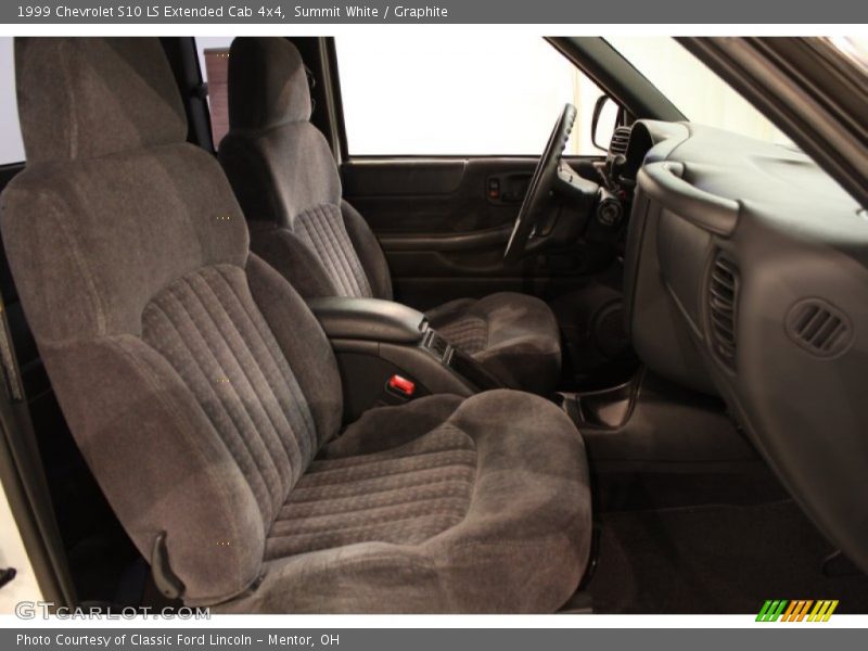 Summit White / Graphite 1999 Chevrolet S10 LS Extended Cab 4x4