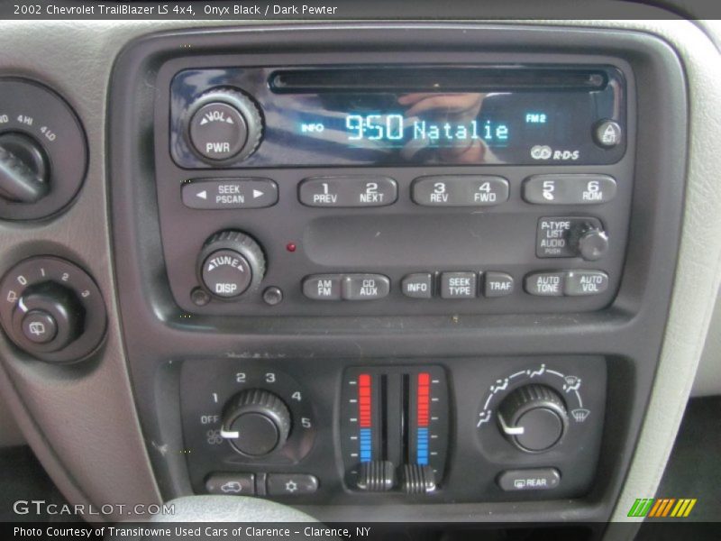 Onyx Black / Dark Pewter 2002 Chevrolet TrailBlazer LS 4x4