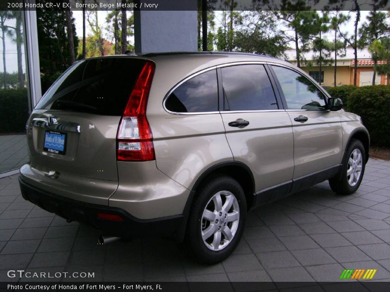 Borrego Beige Metallic / Ivory 2008 Honda CR-V EX