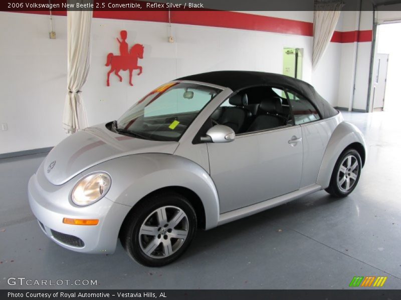 Reflex Silver / Black 2006 Volkswagen New Beetle 2.5 Convertible