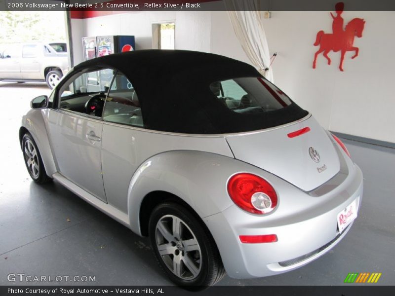 Reflex Silver / Black 2006 Volkswagen New Beetle 2.5 Convertible