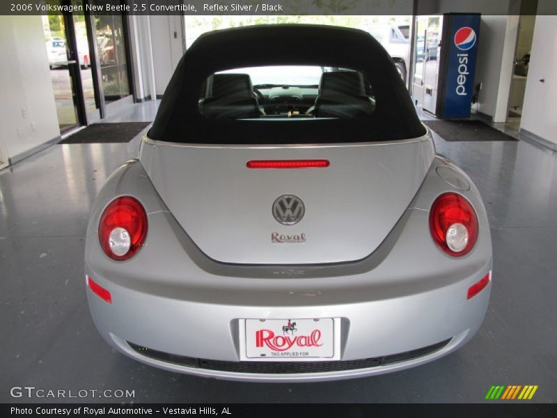 Reflex Silver / Black 2006 Volkswagen New Beetle 2.5 Convertible