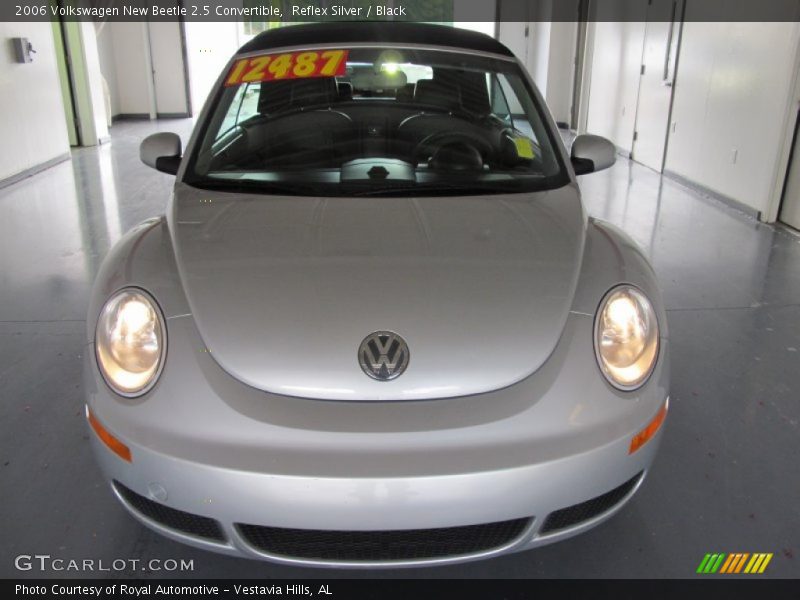 Reflex Silver / Black 2006 Volkswagen New Beetle 2.5 Convertible