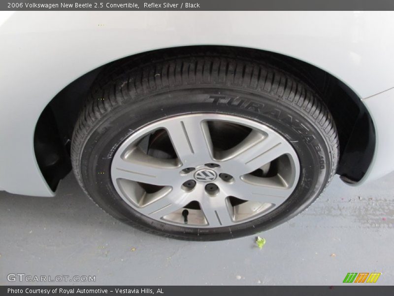 Reflex Silver / Black 2006 Volkswagen New Beetle 2.5 Convertible