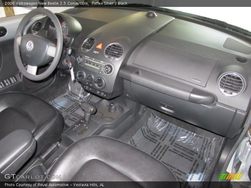 Reflex Silver / Black 2006 Volkswagen New Beetle 2.5 Convertible