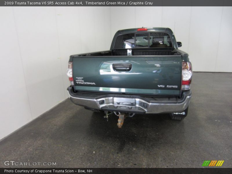 Timberland Green Mica / Graphite Gray 2009 Toyota Tacoma V6 SR5 Access Cab 4x4