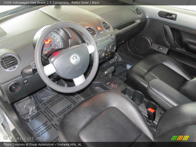Reflex Silver / Black 2006 Volkswagen New Beetle 2.5 Convertible
