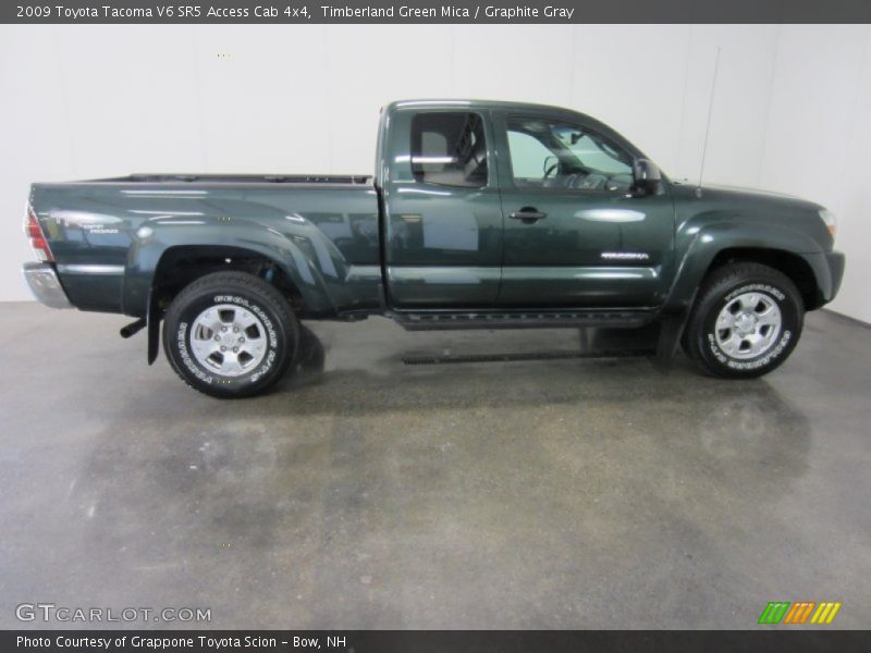 Timberland Green Mica / Graphite Gray 2009 Toyota Tacoma V6 SR5 Access Cab 4x4